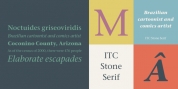 ITC Stone Serif font download