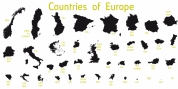 Countries Of Europe font download