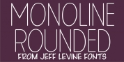 Monoline Rounded JNL font download