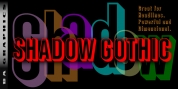 Shadow Gothic font download