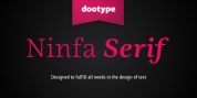 Ninfa Serif font download