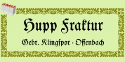 Hupp Fraktur font download