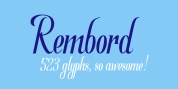 Rembord font download