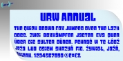 Annual font download