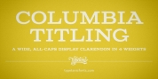 Columbia Titling font download
