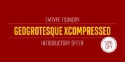 Geogrotesque Extra Compressed font download