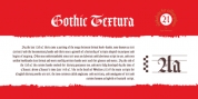 Cal Gothic Textura font download