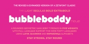 Bubbleboddy Neue font download
