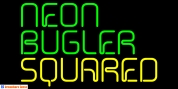 Neon Bugler Squared font download
