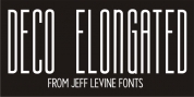 Deco Elongated JNL font download