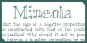 Mineola font download