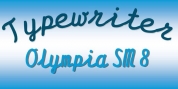 Typewriter Olympia SM8 font download