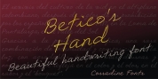 Betico's Hand font download