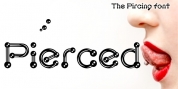 Pierced font download