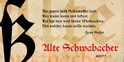 Alte Schwabacher font download