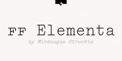 FF Elementa font download