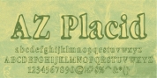 AZ Placid font download