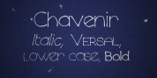 Chavenir font download
