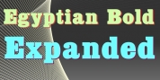 Egyptian Bold Expanded font download