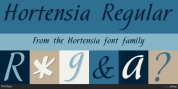 Hortensia font download