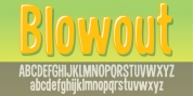 Blowout font download