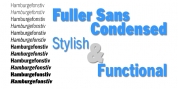 FullerSansDTCond font download