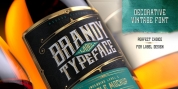 Brandy Label font download