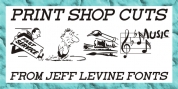 Print Shop Cuts JNL font download