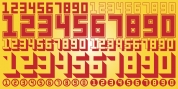 Display Digits Four font download