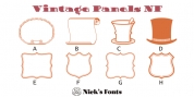 Vintage Panels NF font download