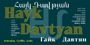GHEA Hayk Davtyan font download