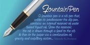 Fountain Pen font download