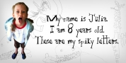 Julia Spiky font download