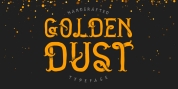 Golden Dust font download