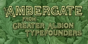 Ambergate font download