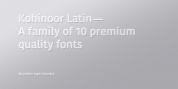 Kohinoor Latin font download