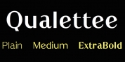 Qualettee font download