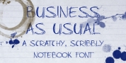 Business As Usual font download