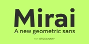 Mirai font download