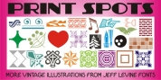 Print Spots JNL font download