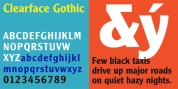 Monotype Clearface Gothic font download
