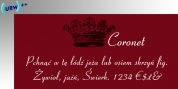 Coronet I font download