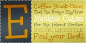 Malihini Cuban BTN font download