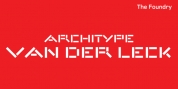 Architype Van der Leck font download