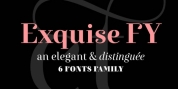 Exquise FY font download