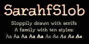 SarahfSlob font download
