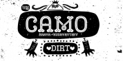 Camo Dirt font download