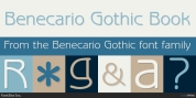 Benecario Gothic font download