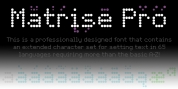 Matrise Pro font download