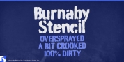 Burnaby Stencil font download